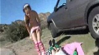 Amai Liu - Outdoor Sex with an Old Fogey porn video